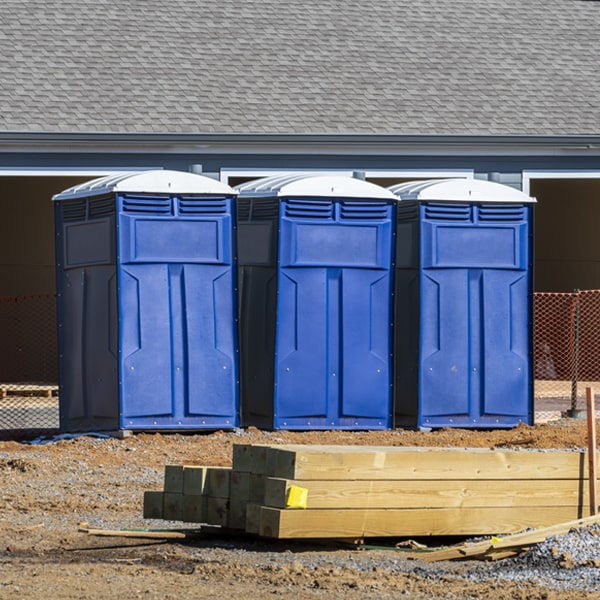 are there any restrictions on where i can place the portable restrooms during my rental period in Coalgate